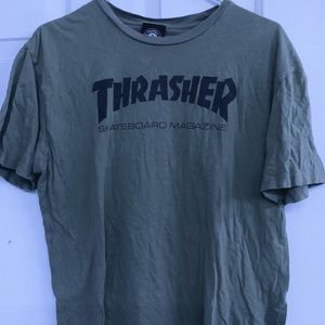 Army Green Tharasher Tee